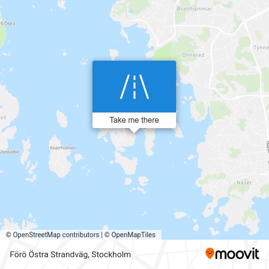 Förö Östra Strandväg map