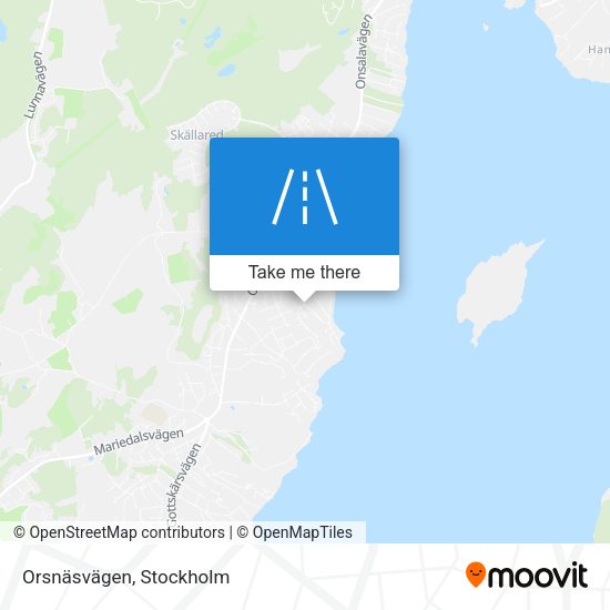 Orsnäsvägen map