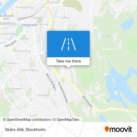 Skårs Allé map