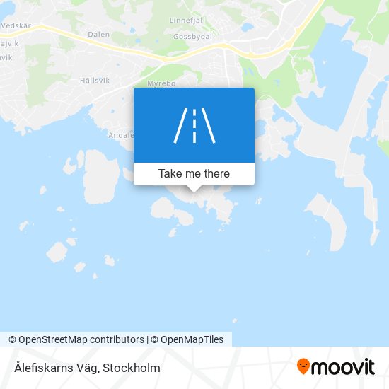 Ålefiskarns Väg map