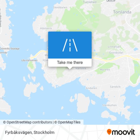 Fyrbåksvägen map