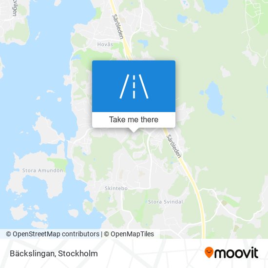 Bäckslingan map