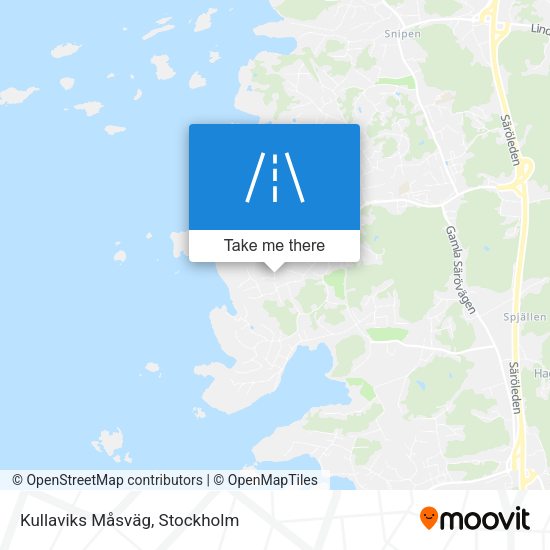 Kullaviks Måsväg map