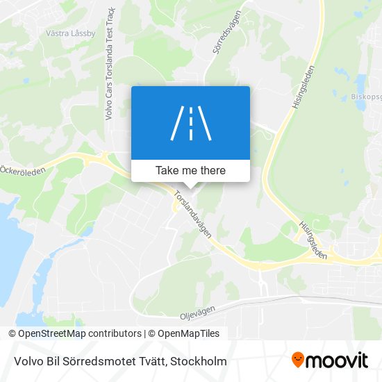 Volvo Bil Sörredsmotet Tvätt map