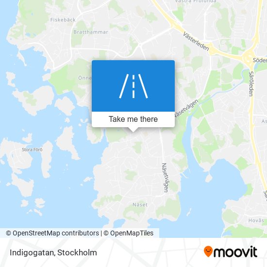 Indigogatan map