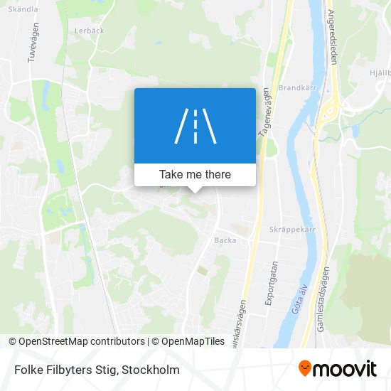 Folke Filbyters Stig map