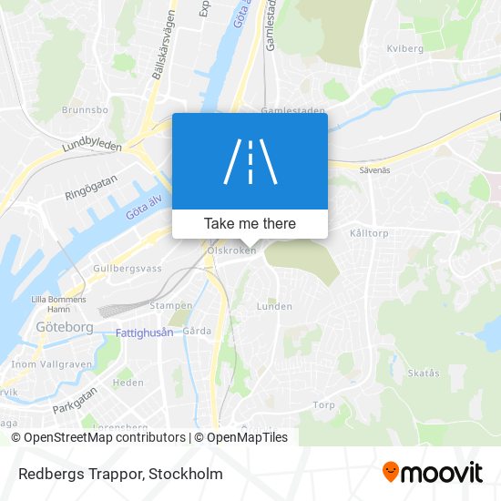 Redbergs Trappor map