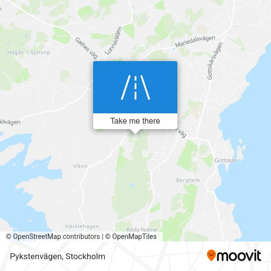 Pykstenvägen map