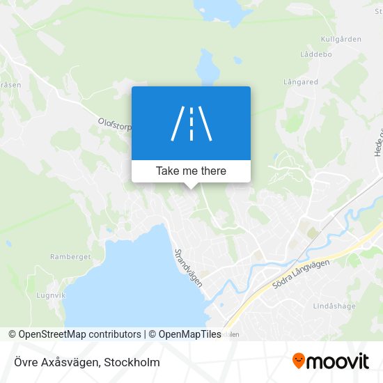 Övre Axåsvägen map