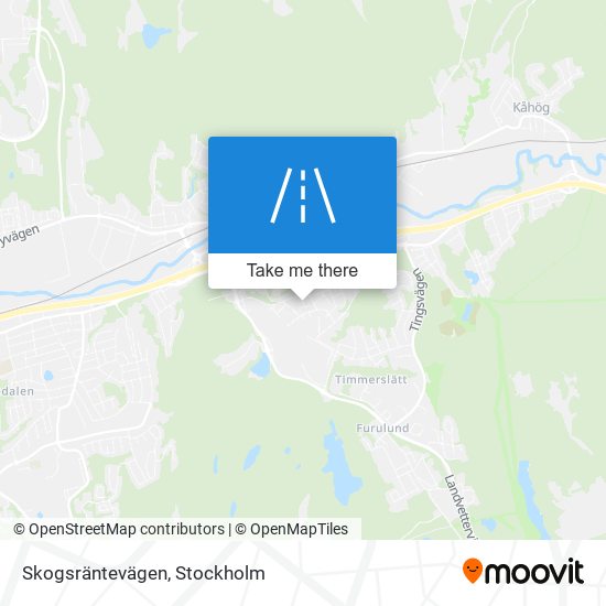 Skogsräntevägen map