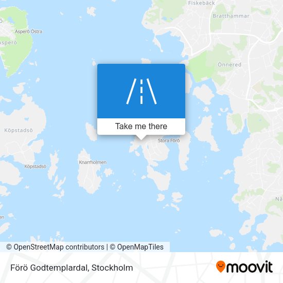 Förö Godtemplardal map