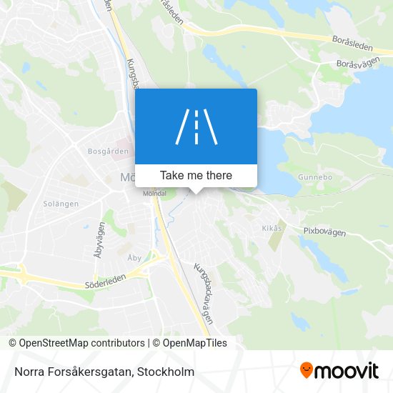 Norra Forsåkersgatan map