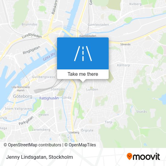 Jenny Lindsgatan map