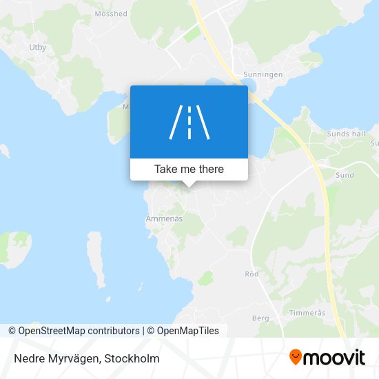 Nedre Myrvägen map