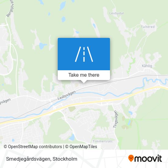 Smedjegårdsvägen map