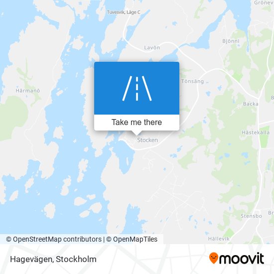 Hagevägen map