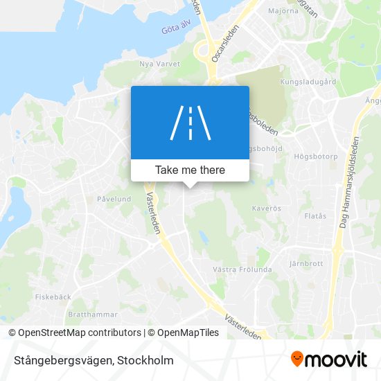 Stångebergsvägen map