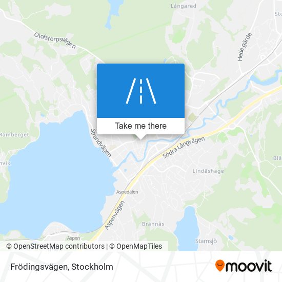 Frödingsvägen map