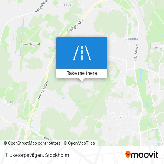 Huketorpsvägen map