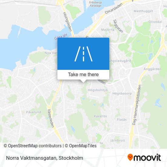 Norra Vaktmansgatan map