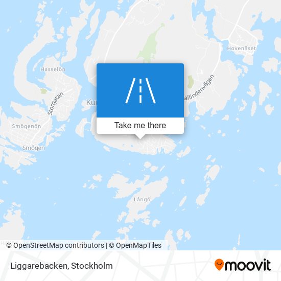 Liggarebacken map