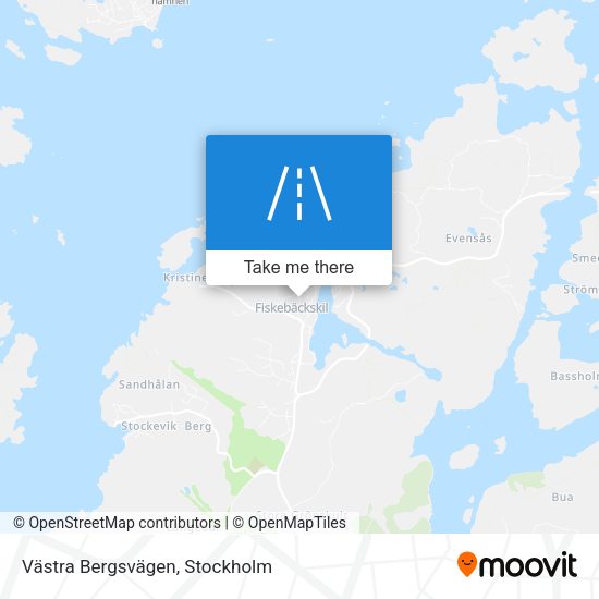 Västra Bergsvägen map