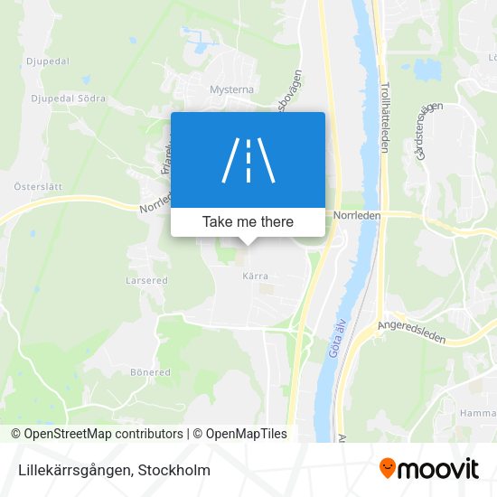 Lillekärrsgången map