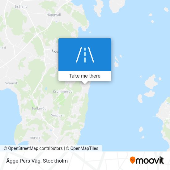 Ägge Pers Väg map
