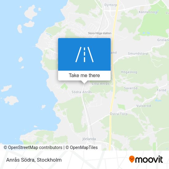 Anrås Södra map