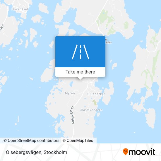 Olsebergsvägen map