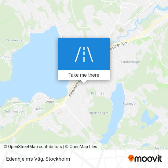 Edenhjelms Väg map