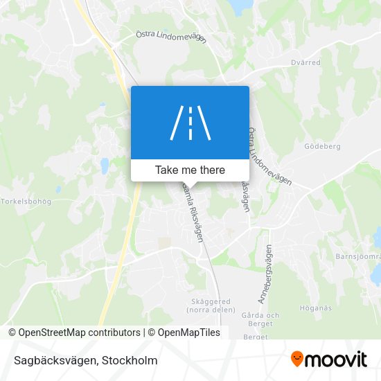 Sagbäcksvägen map