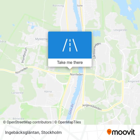 Ingebäcksgläntan map