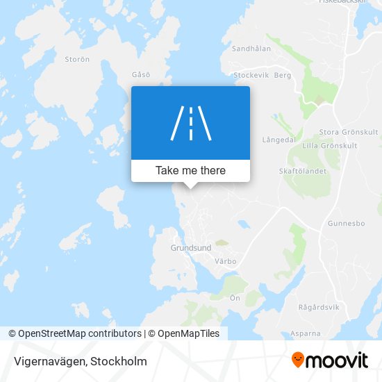 Vigernavägen map