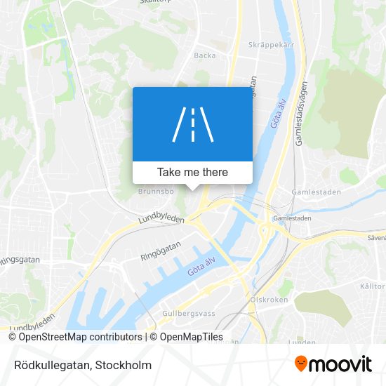 Rödkullegatan map