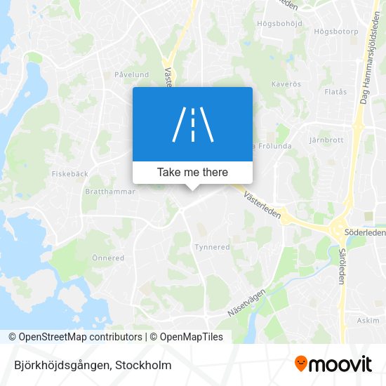 Björkhöjdsgången map