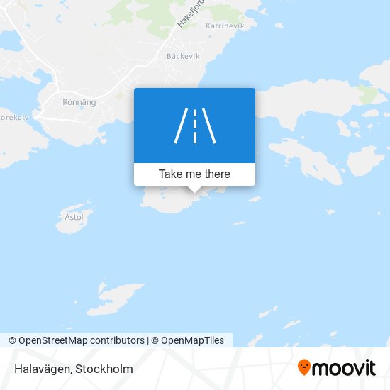 Halavägen map