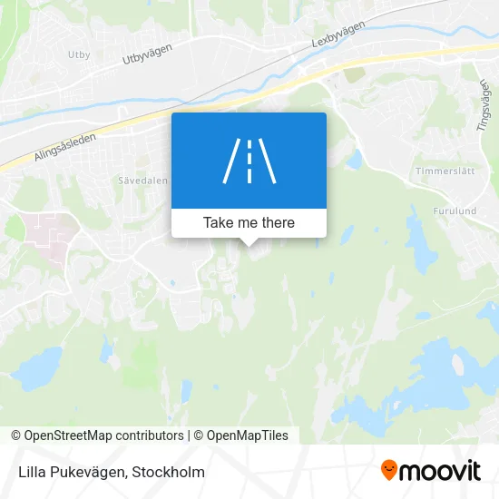 Lilla Pukevägen map