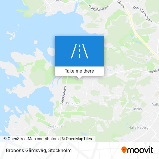 Brobons Gårdsväg map