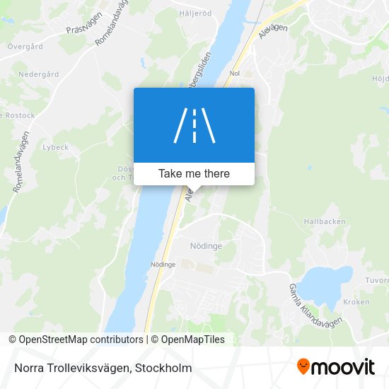 Norra Trolleviksvägen map