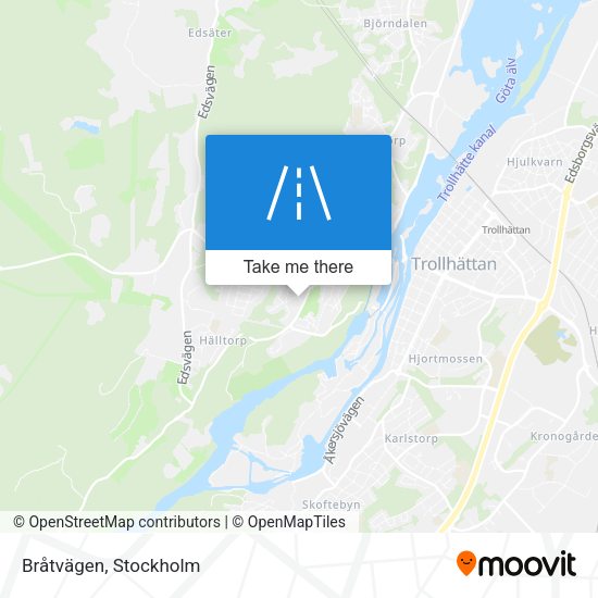 Bråtvägen map