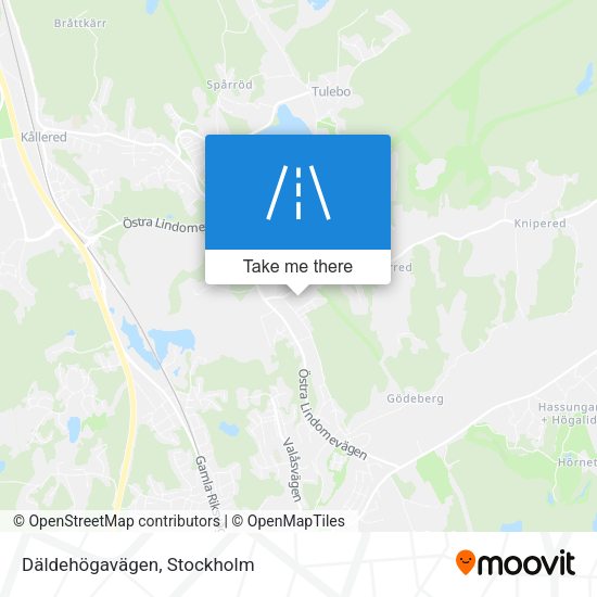 Däldehögavägen map