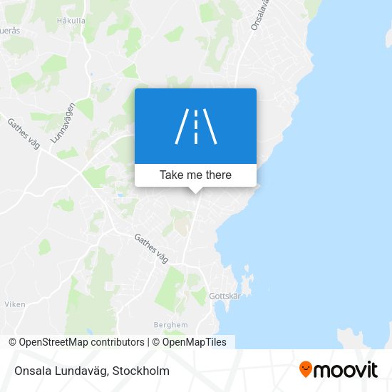 Onsala Lundaväg map