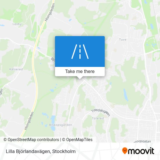 Lilla Björlandavägen map