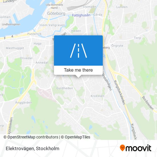 Elektrovägen map