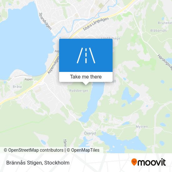 Brännås Stigen map