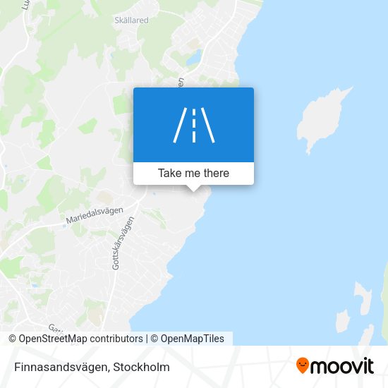 Finnasandsvägen map