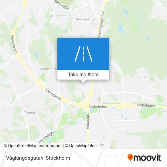 Våglängdsgatan map