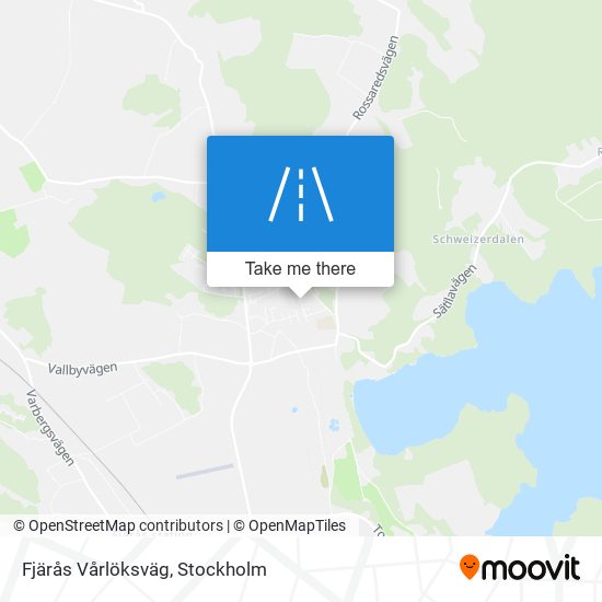 Fjärås Vårlöksväg map