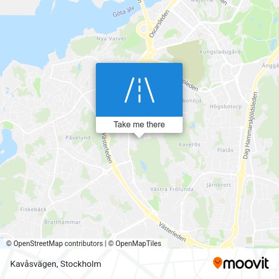 Kavåsvägen map